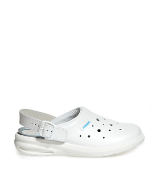 Klapki Medyczne EASY 630 Abeba Białe OB