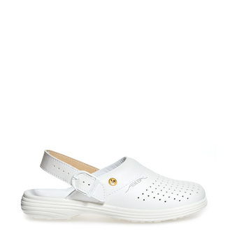 Klapki Medyczne THE ORIGINAL PLUS 520 Abeba Białe OB ESD