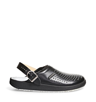 Klapki Medyczne RUBBER 310 Abeba Czarne OB