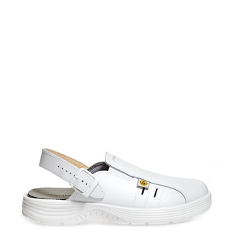 Klapki Ochronne X-LIGHT 141 Abeba Białe OB ESD